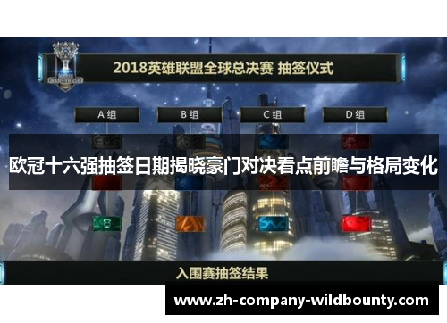 欧冠十六强抽签日期揭晓豪门对决看点前瞻与格局变化